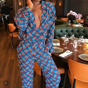 Multi colored Zara co-ord set